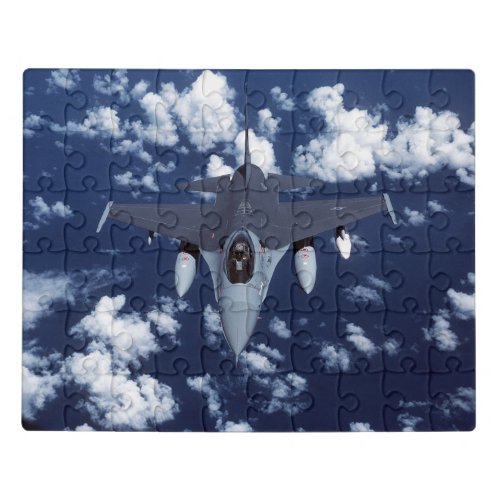 US Air Force F_16 Fighting Falcon Aircraft Jigsaw Puzzle