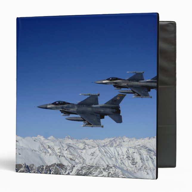 US Air Force F-16 Fighting Falcons Binder (Front/Inside)
