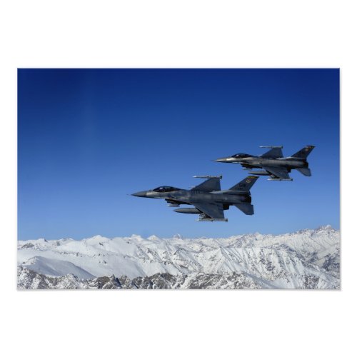 US Air Force F_16 Fighting Falcons Photo Print