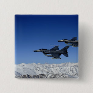 US Air Force F-16 Fighting Falcons Pinback Button