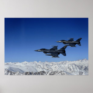 US Air Force F-16 Fighting Falcons Poster