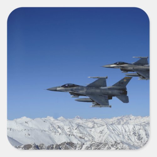 US Air Force F_16 Fighting Falcons Square Sticker