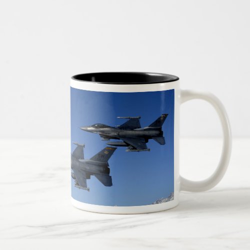 US Air Force F_16 Fighting Falcons Two_Tone Coffee Mug