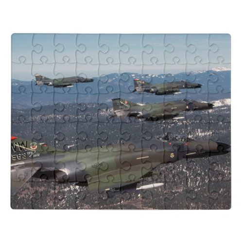 US Air Force F_4G Phantom II Aircraft Jigsaw Puzzle