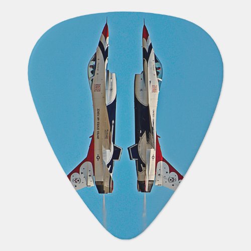 US Air Force Jet Airplanes Show F16  Guitar Pick