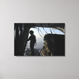 US Air Force loadmaster Canvas Print