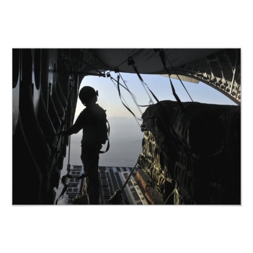 US Air Force loadmaster Photo Print