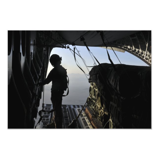 US Air Force loadmaster Photo Print (Front)