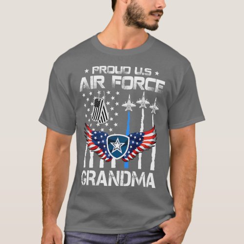 US Air Force Proud Grandma Proud Air Force Grandma T_Shirt