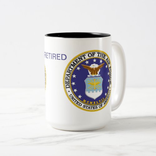 US Air Force Retired Coffee mug