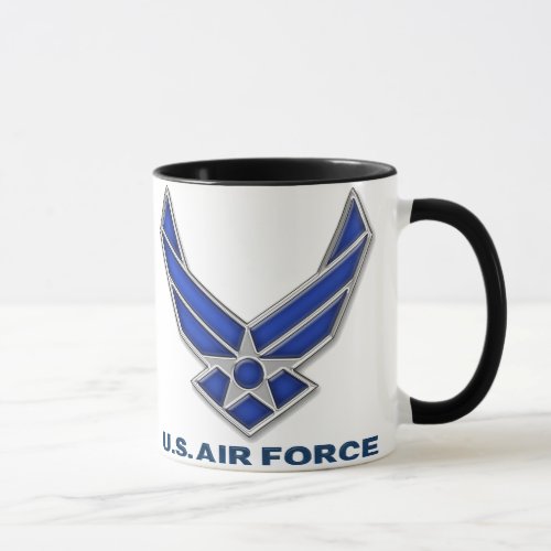 US Air Force Symbol LIGHT Mug