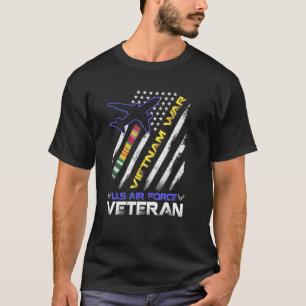 Us Air Force Vietnam Veteran Military Veteran Us F T-Shirt