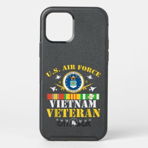 US Air Force Vietnam Veteran USA Flag Vietnam Vet  OtterBox Symmetry iPhone 12 Pro Case