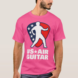 Us Air Guitar Shirt For Men Women Children