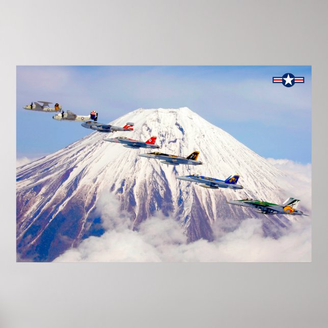 US AIRCRAFT CARRIER AIR WING POSTER (Front)