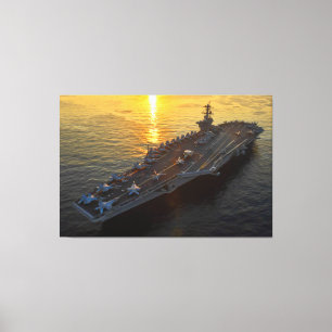 US AIRCRAFT CARRIER – CVN-71 40x60 Canvas Print