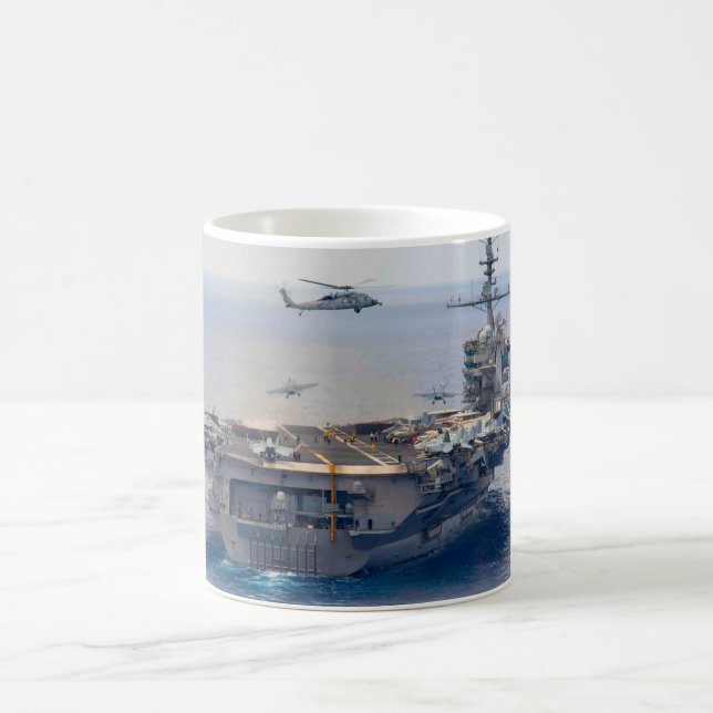 US AIRCRAFT CARRIER – CVN-74 Mug (Center)