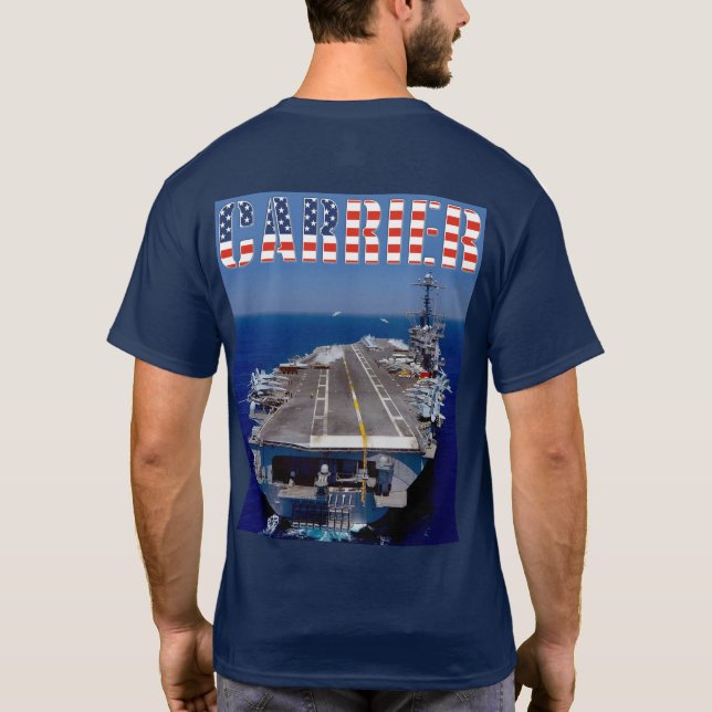 US AIRCRAFT CARRIER – CVN-74 T-Shirt (Back)