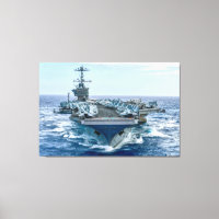 US AIRCRAFT CARRIER – CVN-75 32x48