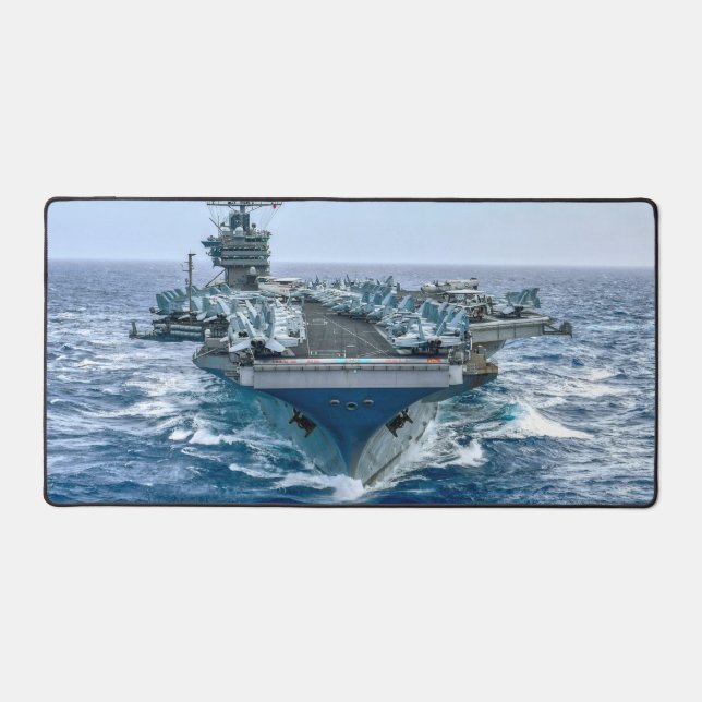 US AIRCRAFT CARRIER - CVN-75 DESK MAT (Front)