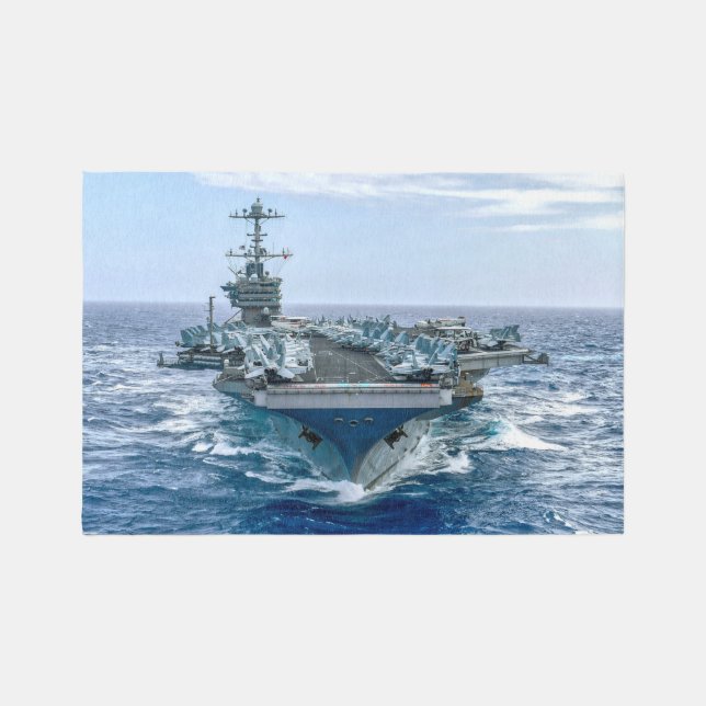 US AIRCRAFT CARRIER - CVN 75 RUG (Front)