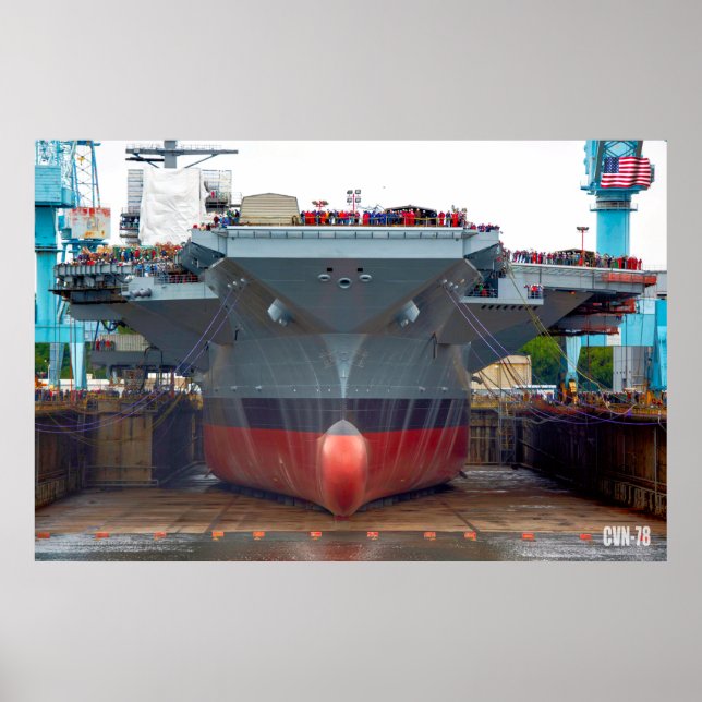 US AIRCRAFT CARRIER – CVN-78 POSTER (Front)