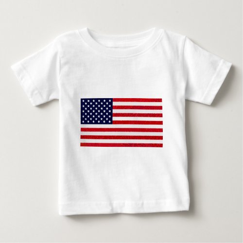 US _ American Flag Baby T_Shirt