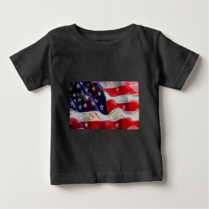 US American Flag Baby T-Shirt