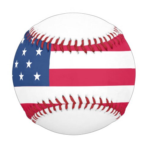 US  American Flag Baseball