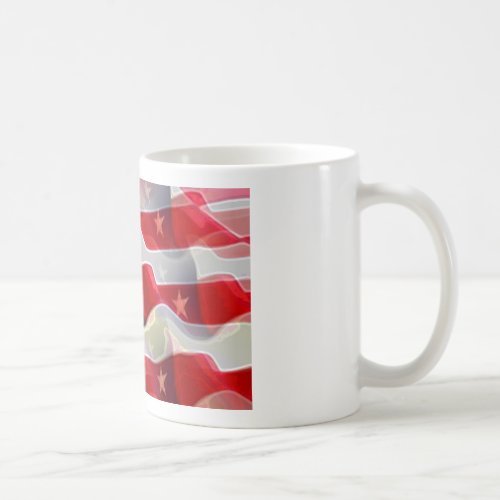 US American Flag Coffee Mug