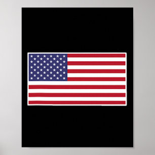 Us American Flag Cool Patriotic Usa Flags Men Wome Poster