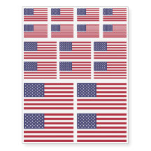 US AMERICAN FLAG | CUSTOM TEMPORARY TATTOOS