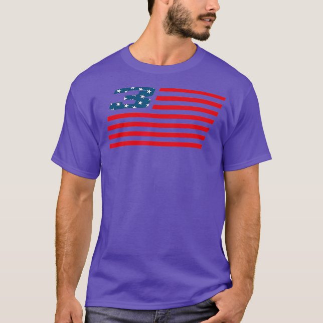 US American Flag E3 Motocross Supercross T-Shirt (Front)