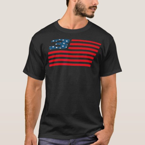 US American Flag E3 Motocross Supercross T_Shirt