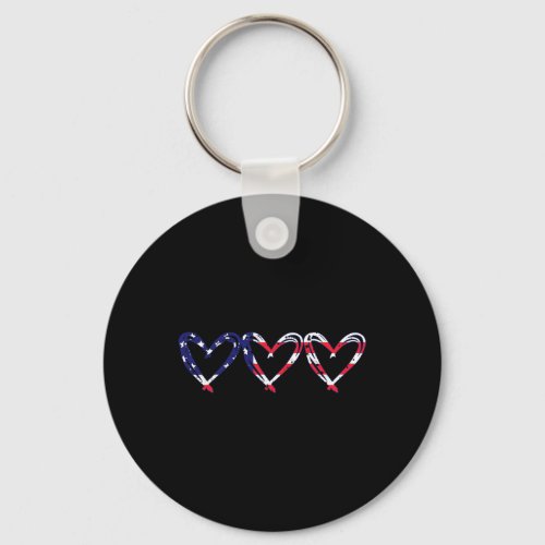 Us American Flag Funny 4th Of July Independence Da Keychain