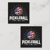 US American Flag Pickleball Player