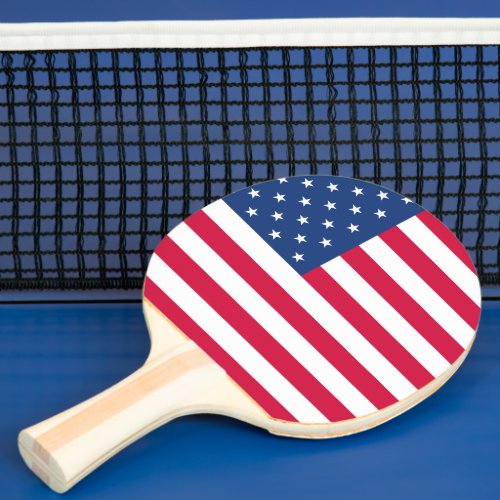 US  American Flag Ping Pong Paddle