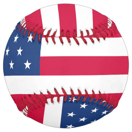 US  American Flag Softball