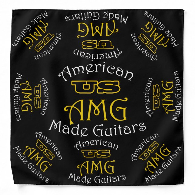 US American Made Guitars Bandana (Front)