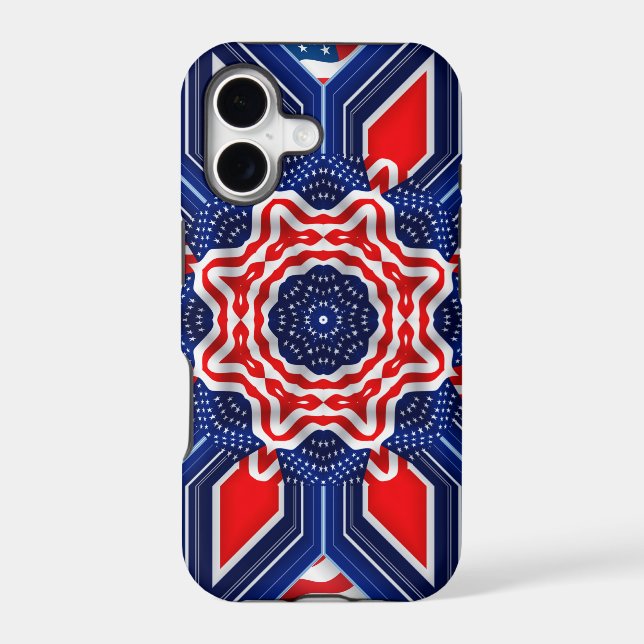 US and British Flag Morph Iphone Case (Back)