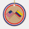 US and Colombia Crossed Flags