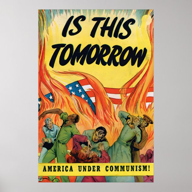 US Anti-Communist Propaganda Poster This is (Front)