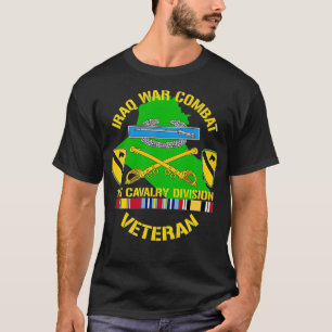 US Army 1st Cavalry Division  Iraq War OIF Combat  T-Shirt
