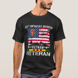 US Army 25th Infantry Division Vietnam Veteran T-Shirt