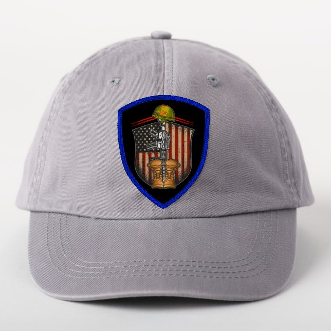 US Army Veteran Honor The Fallen Patch (On Headwear)