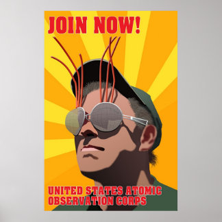 US Atomic Observation Corps Poster