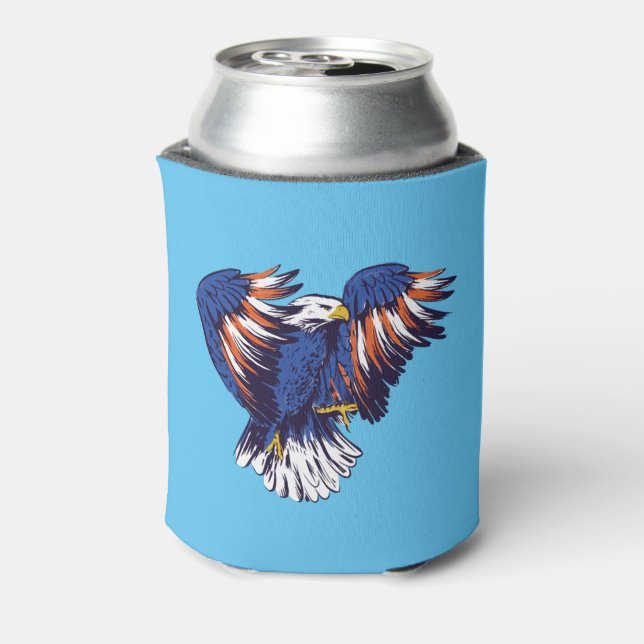 US Bald Eagle Can Cooler (Can Back)