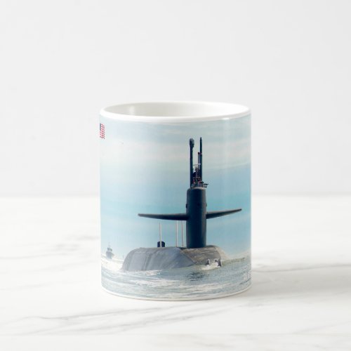 US BALLISTIC MISSILE SUBMARINE  SSBN_734 Mug