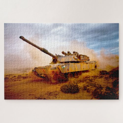 US BATTLE TANK  M1 ABRAMS 20x30 inch Jigsaw Puzzle