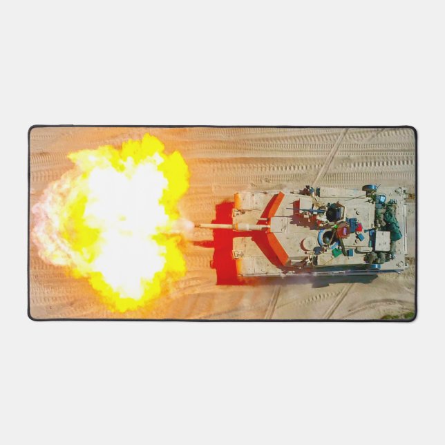 US BATTLE TANK – M1 ABRAMS DESK MAT (Front)